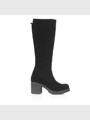 Female high boots Respect:  black, Winter - 01