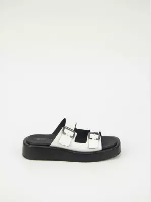 Women's clogs Respect:  white, Summer - 01