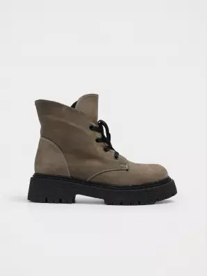 Female boots DONNA STYLE:  beige, Winter - 01