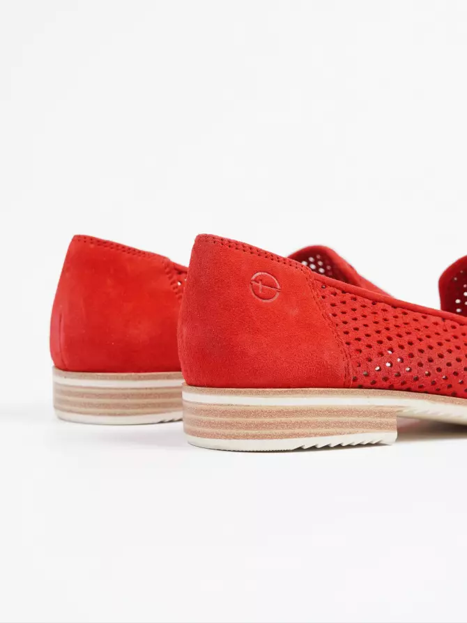 Female slipons TAMARIS: red, Summer - 03