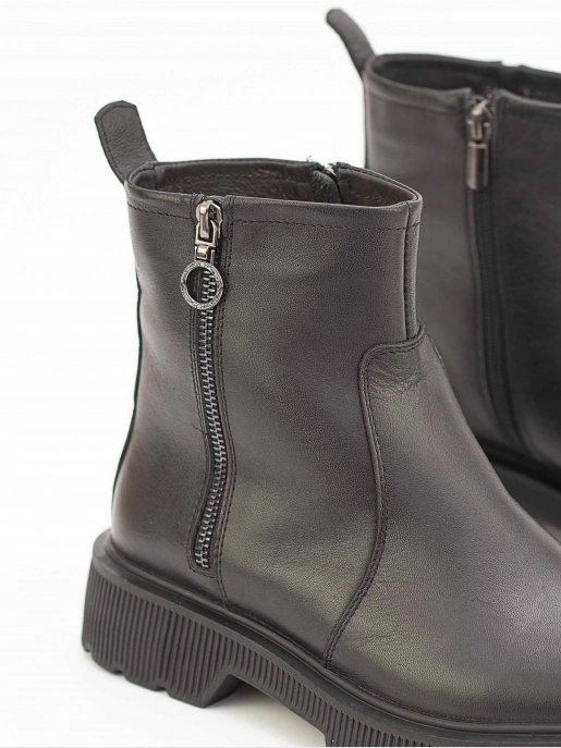 Female boots Respect: black, Winter - 03