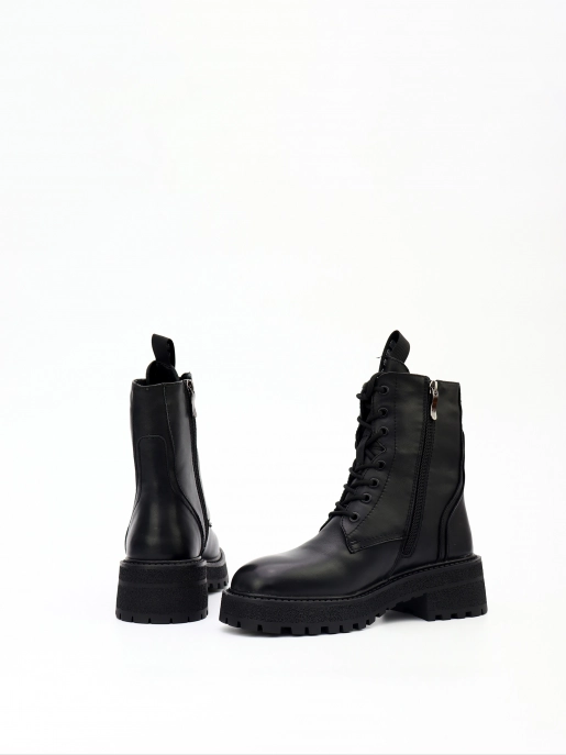 Female boots Respect: black, Winter - 04