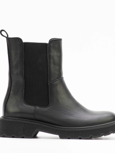 Female boots Respect:  black, Winter - 01