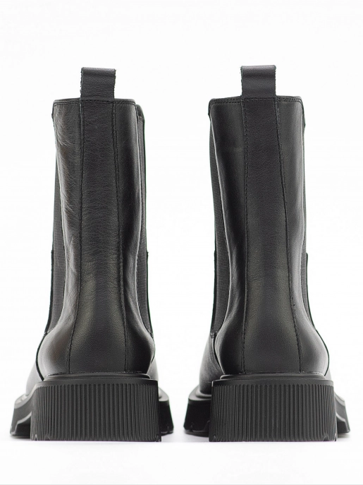 Female boots Respect: black, Winter - 03