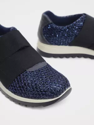 Female sneakers :  blue, Year - 02