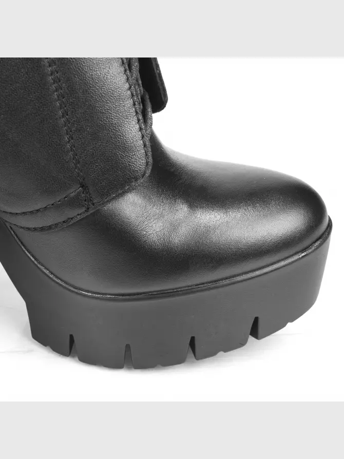 Female ankle boots Respect: black, Demі - 04