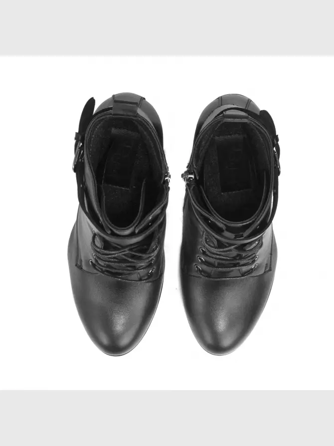 Female ankle boots Respect: black, Demі - 01