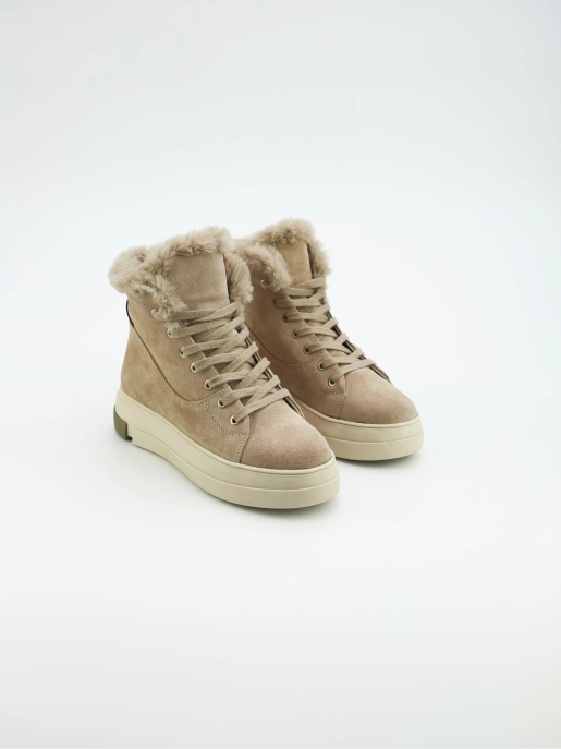 Female boots ILOZ: beige, Winter - 01