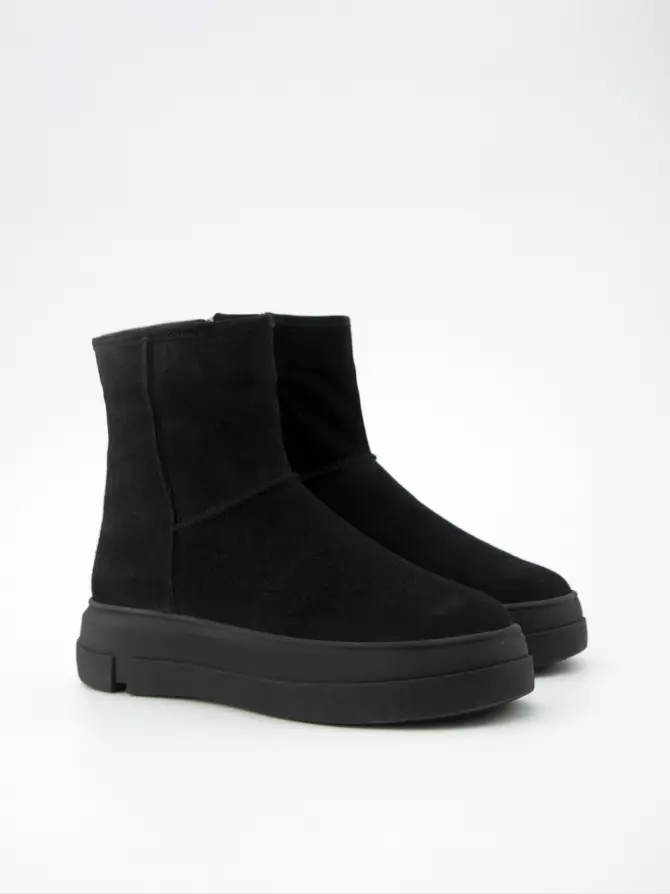 Female boots ILOZ: black, Winter - 01