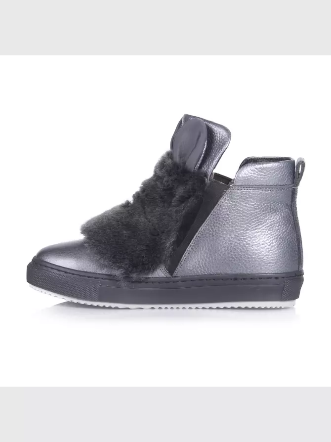 Жіночі черевики Respect: сірий, Зима - 01