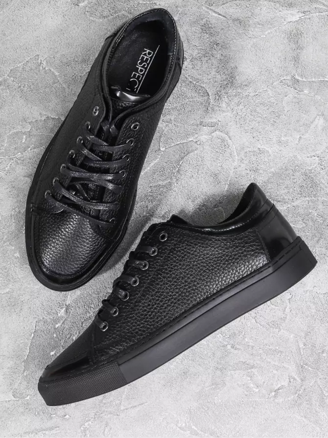 Men's Sneakers Respect: black, Year - 00