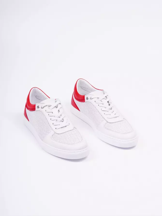 Men's Sneakers Respect: white, Summer - 01