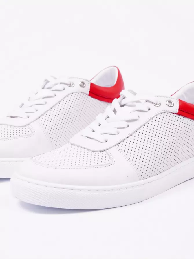 Men's Sneakers Respect: white, Summer - 04