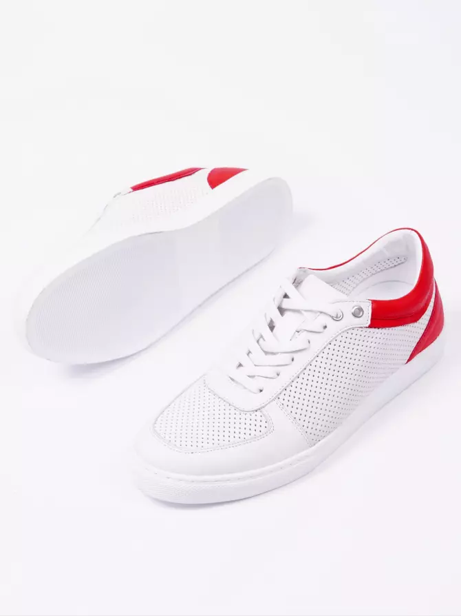 Men's Sneakers Respect: white, Summer - 05