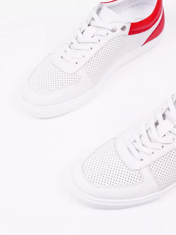 Men's Sneakers Respect: white, Summer - 06