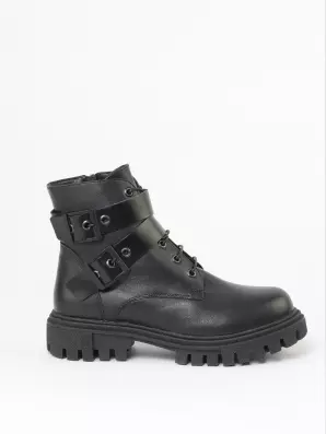 Female boots Respect:  black, Winter - 01