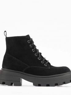 Female boots Respect:  black, Winter - 01