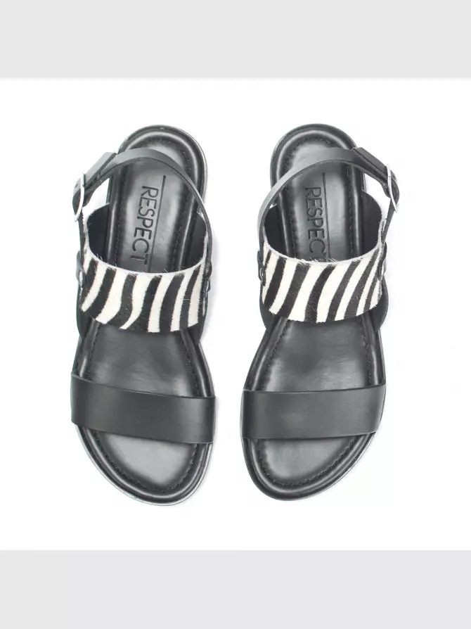 Women's sandals : black, Summer - 01