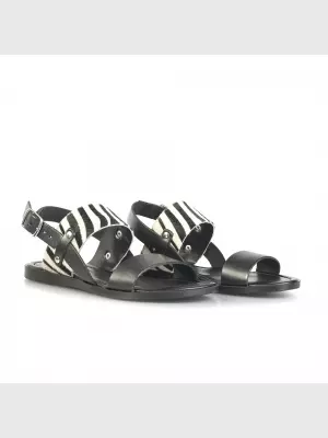 Women's sandals :  black, Summer - 01