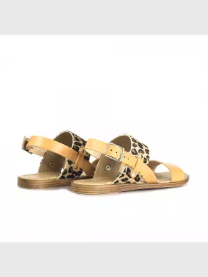 Women's sandals :  brown, Summer - 02