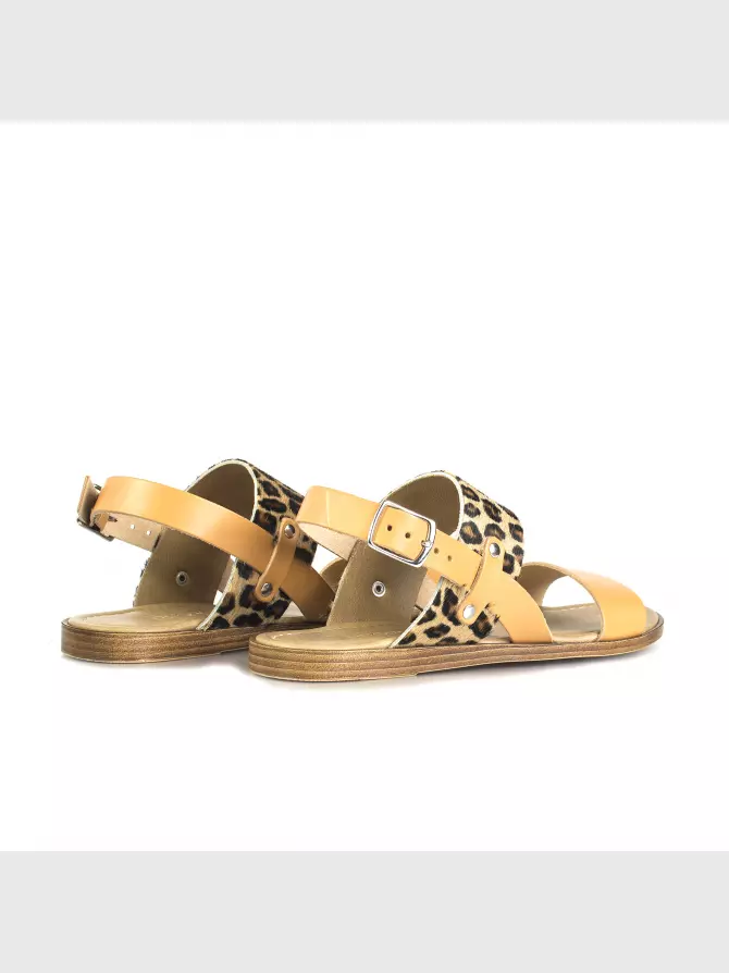 Women's sandals : brown, Summer - 02