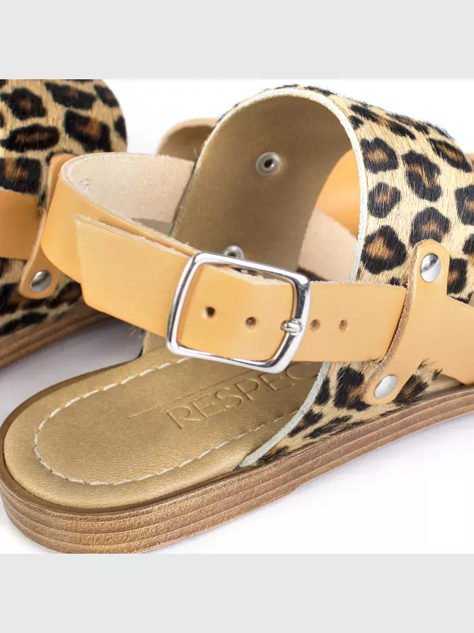 Women's sandals : brown, Summer - 03