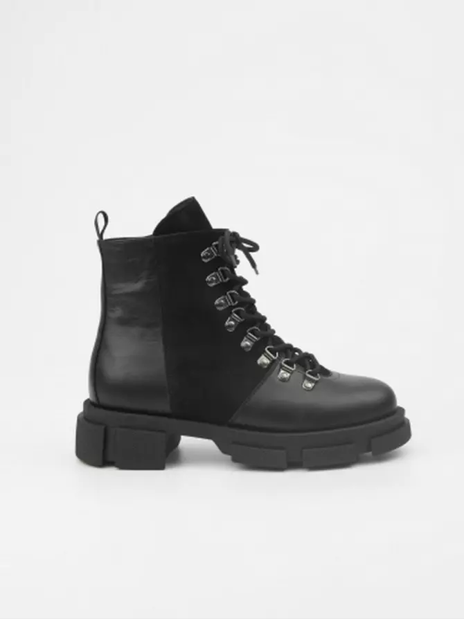 Female boots Respect: black, Winter - 00