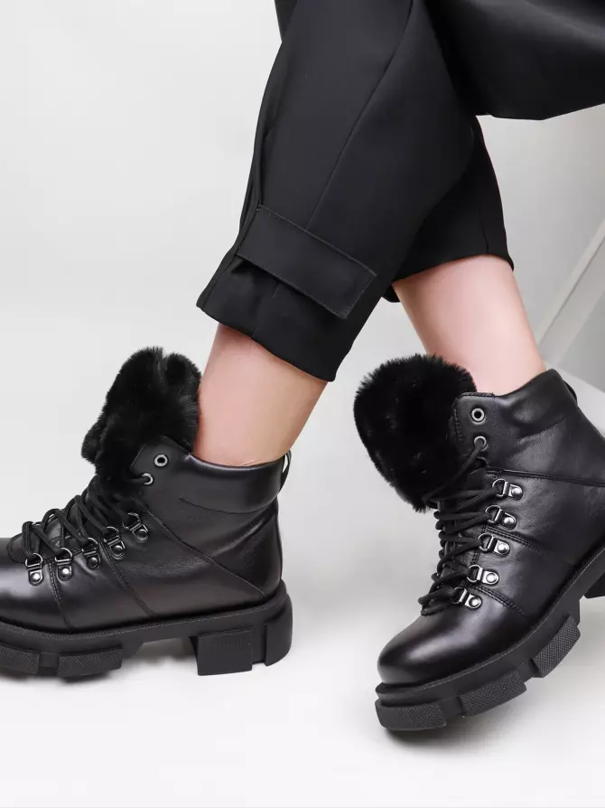 Жіночі черевики Respect: чорний, Зима - 00