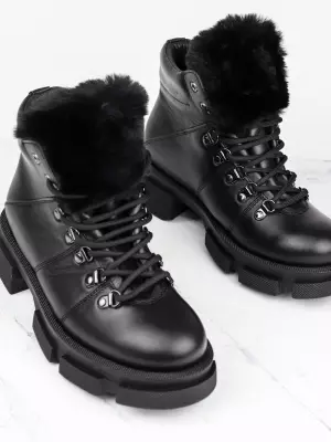 Жіночі черевики Respect:  чорний, Зима - 02