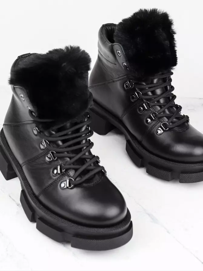 Жіночі черевики Respect: чорний, Зима - 02