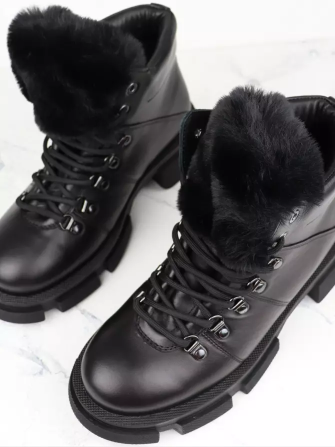 Жіночі черевики Respect: чорний, Зима - 03