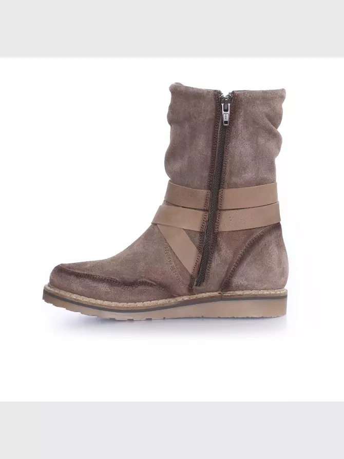 Female high boots Respect: brown, Demі - 01