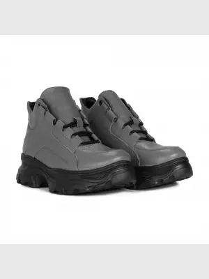 Female shoes Respect:  grey, Winter - 01