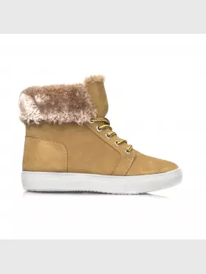 Female boots Respect:  brown, Winter - 01