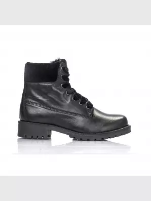 Female boots Respect:  black, Winter - 01