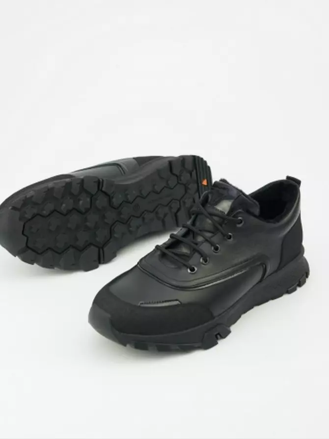 Male boots Respect: black, Winter - 04