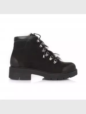 Female boots Respect:  black, Winter - 01