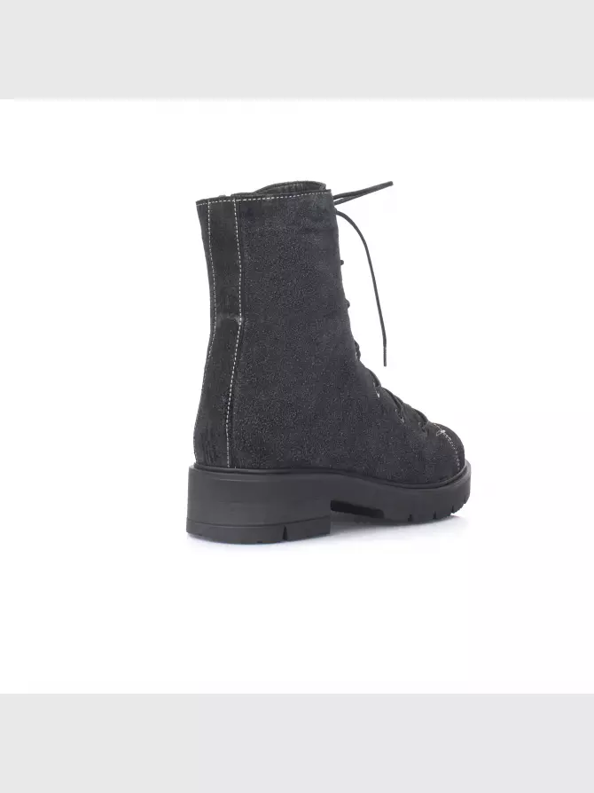 Female boots Respect: grey, Winter - 03