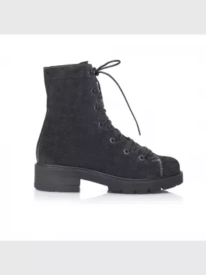 Female boots Respect:  grey, Winter - 01