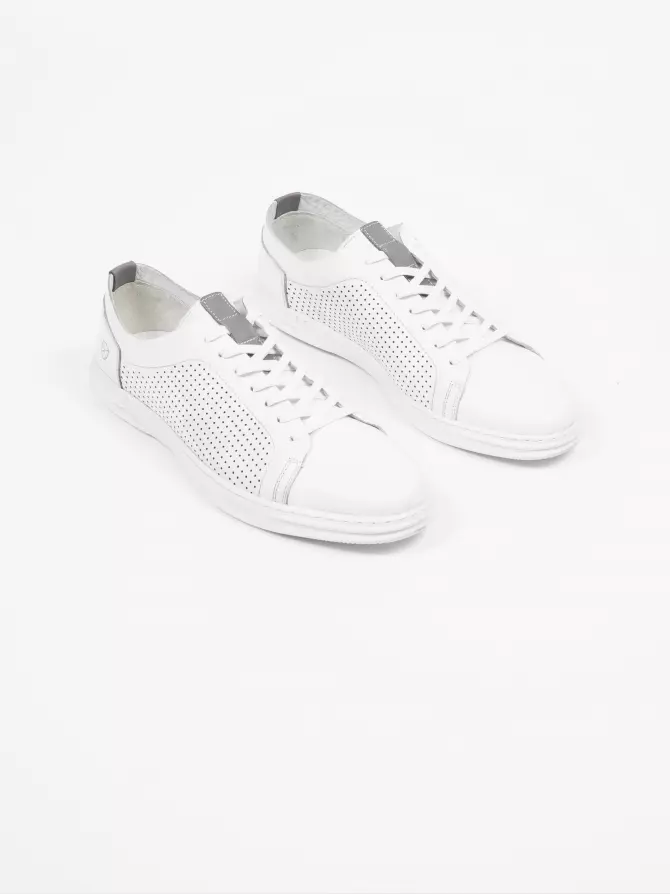 Men's Sneakers Respect: white, Summer - 01