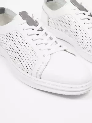 Men's Sneakers Respect:  white, Summer - 02