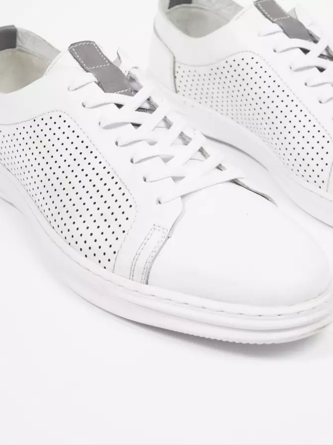 Men's Sneakers Respect: white, Summer - 02