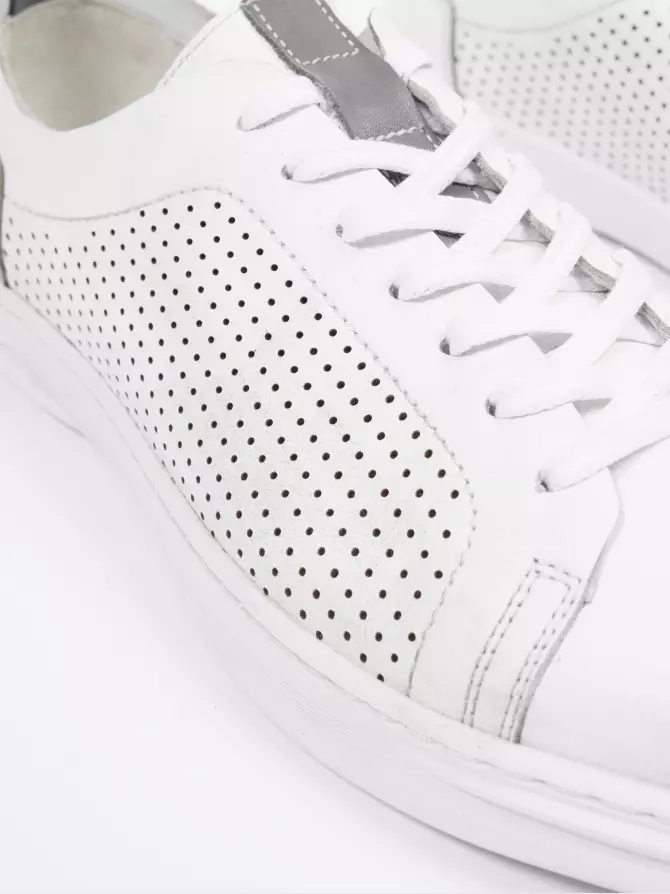 Men's Sneakers Respect: white, Summer - 06