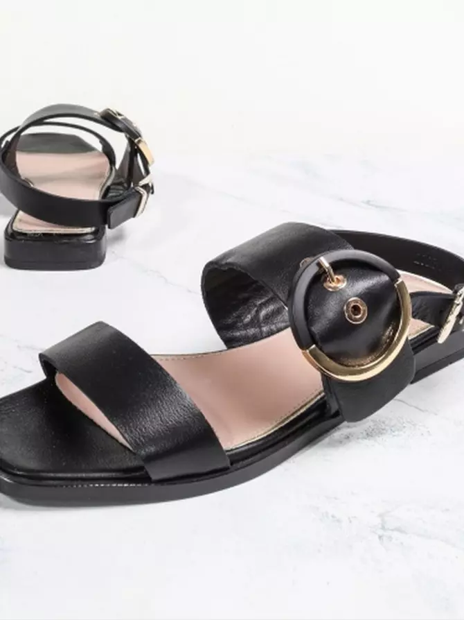 Women's sandals Respect: black, Summer - 01