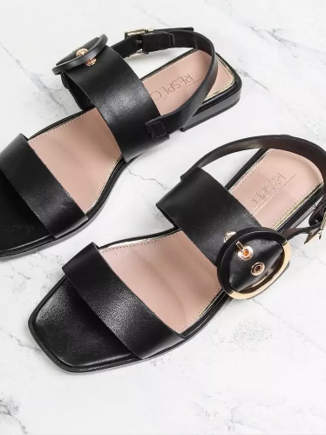 Women's sandals Respect: black, Summer - 03