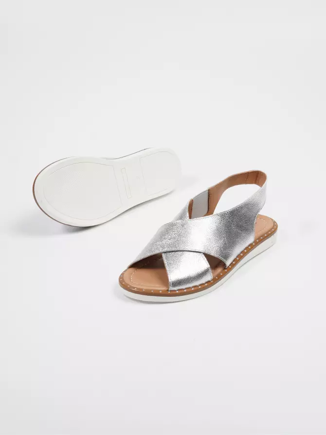 Women's sandals Respect: grey, Summer - 05