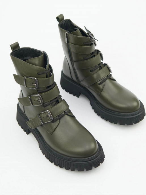 Female boots Respect: green, Demі - 02