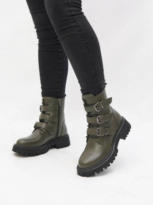 Female boots Respect: green, Demі - 06