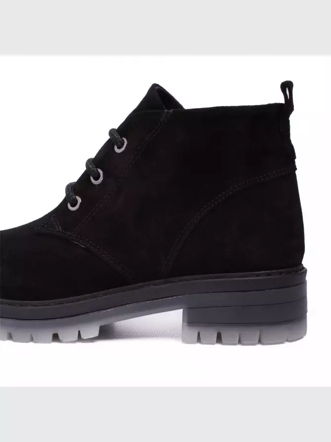 Female boots Respect: black, Winter - 04