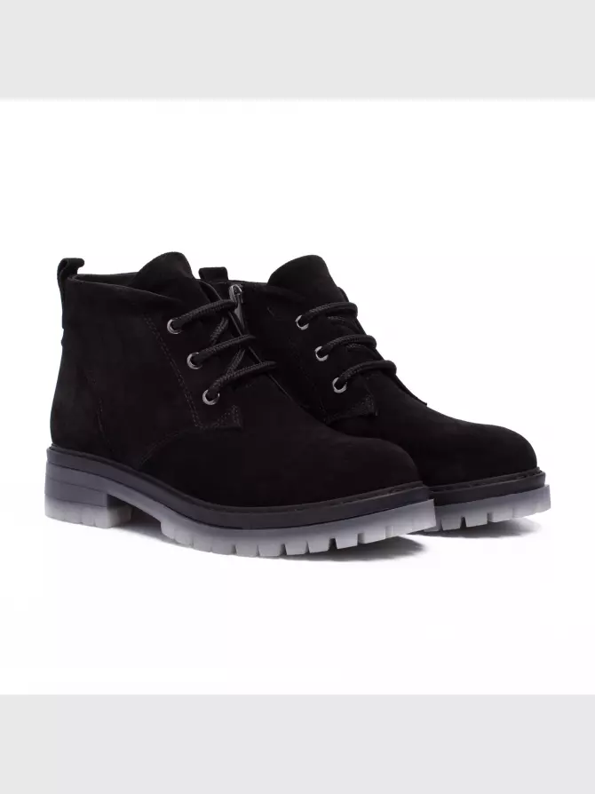 Female boots Respect: black, Winter - 00